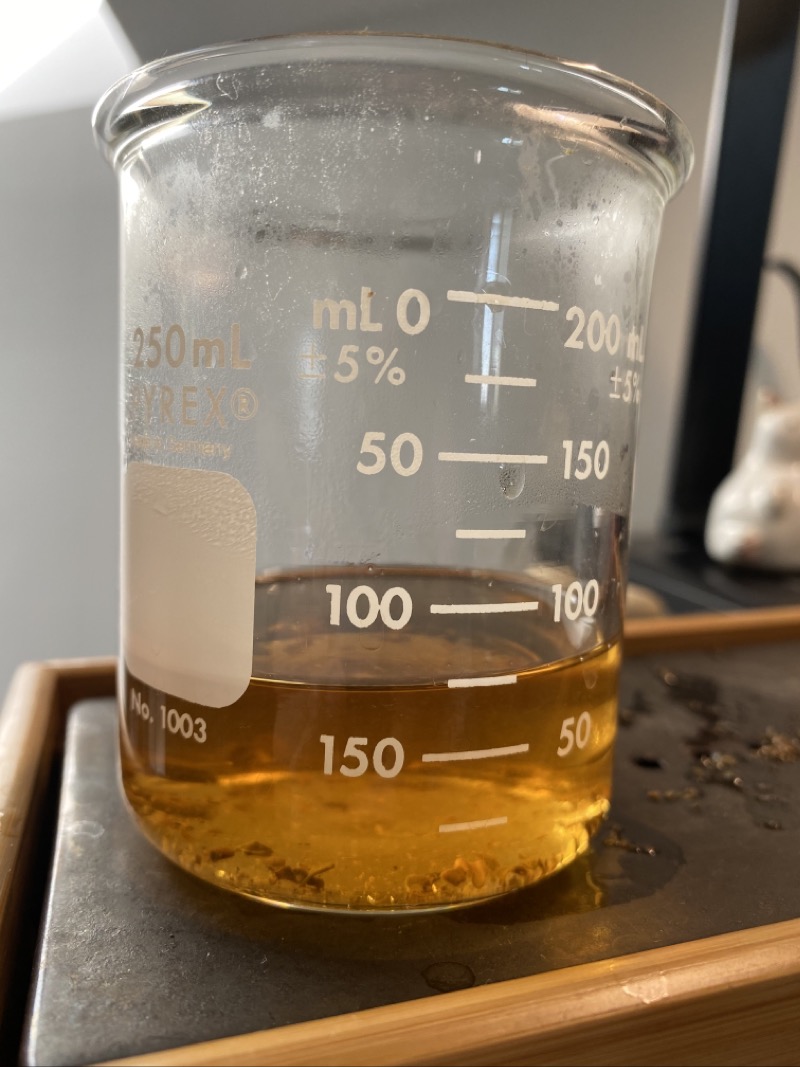 amber tea liquor color